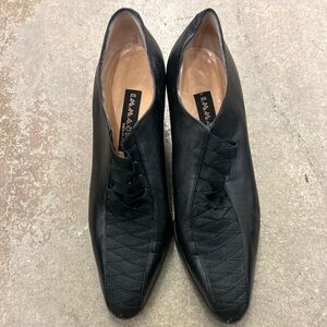 Genuine Leather Lace-Up Shoes made in italy witchy whimsigoth